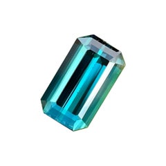 Nice Bright Indicolite Natural Tourmaline 2.45 Carats Tourmaline Rings Jewelry