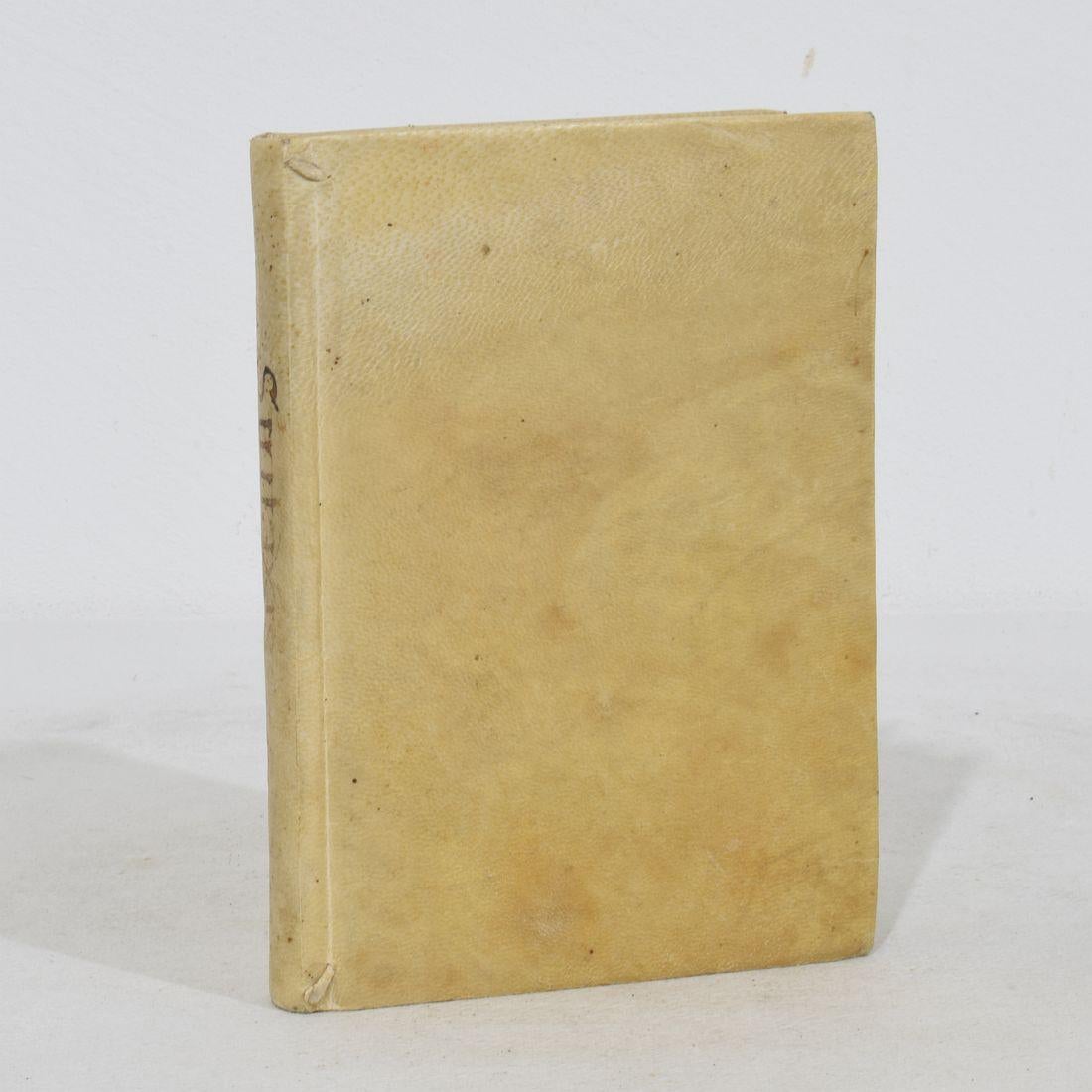 Nice Collection of 18th/ 19th Century Weathered Spanish/ Italian Vellum Books For Sale 10