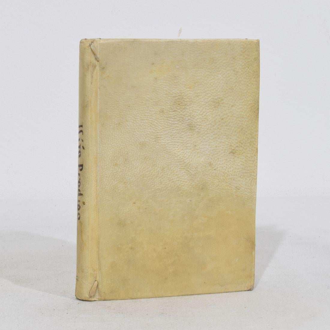 Nice Collection of 18th/ 19th Century Weathered Spanish/ Italian Vellum Books For Sale 2