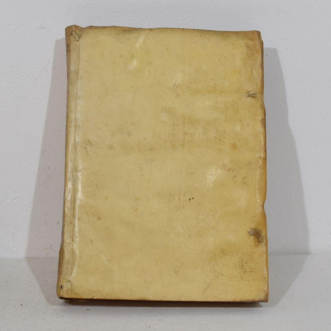 Bella collezione di libri in Vellum spagnolo invecchiato del XVIII/XIX secolo in vendita 6