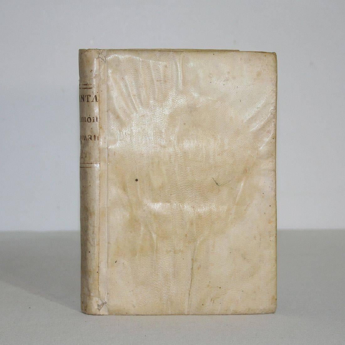 Nice Collection of 18th-19th Century Weathered Spanish Vellum Books 10