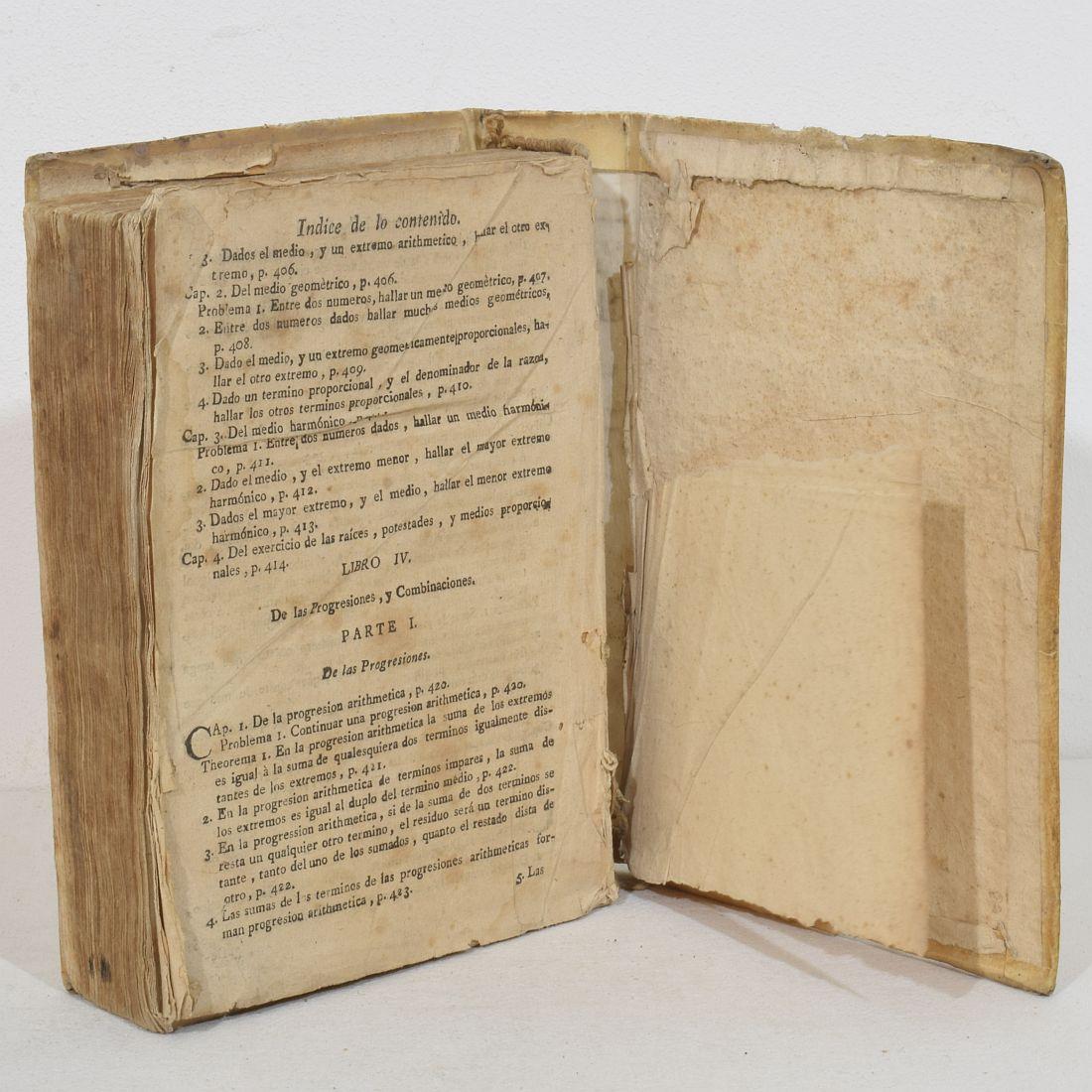 Pergamena Bella collezione di libri in Vellum spagnolo invecchiato del XVIII/XIX secolo in vendita