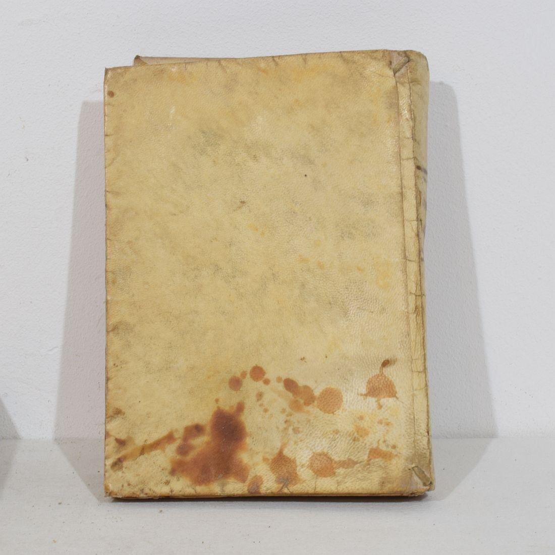 Bella collezione di libri in Vellum spagnolo invecchiato del XVIII/XIX secolo in vendita 3