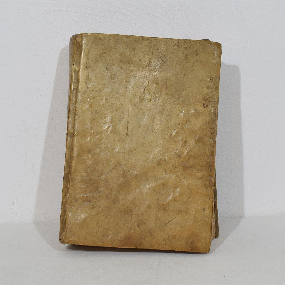Bella collezione di libri in Vellum spagnolo invecchiato del 18° secolo in vendita 9
