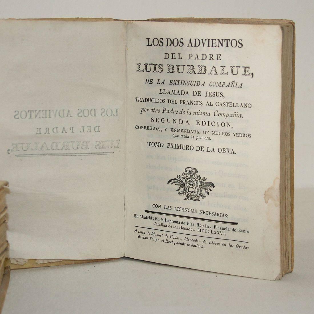 Nice Collection of 18th Century Weathered Spanish Vellum Books 13