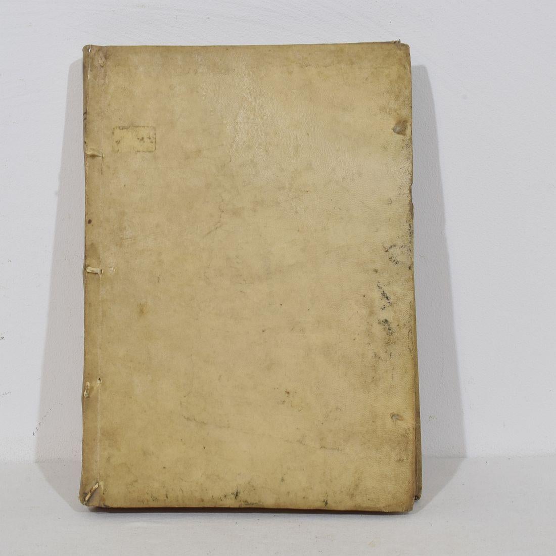 Bella collezione di libri in Vellum spagnolo invecchiato del 18° secolo in vendita 13