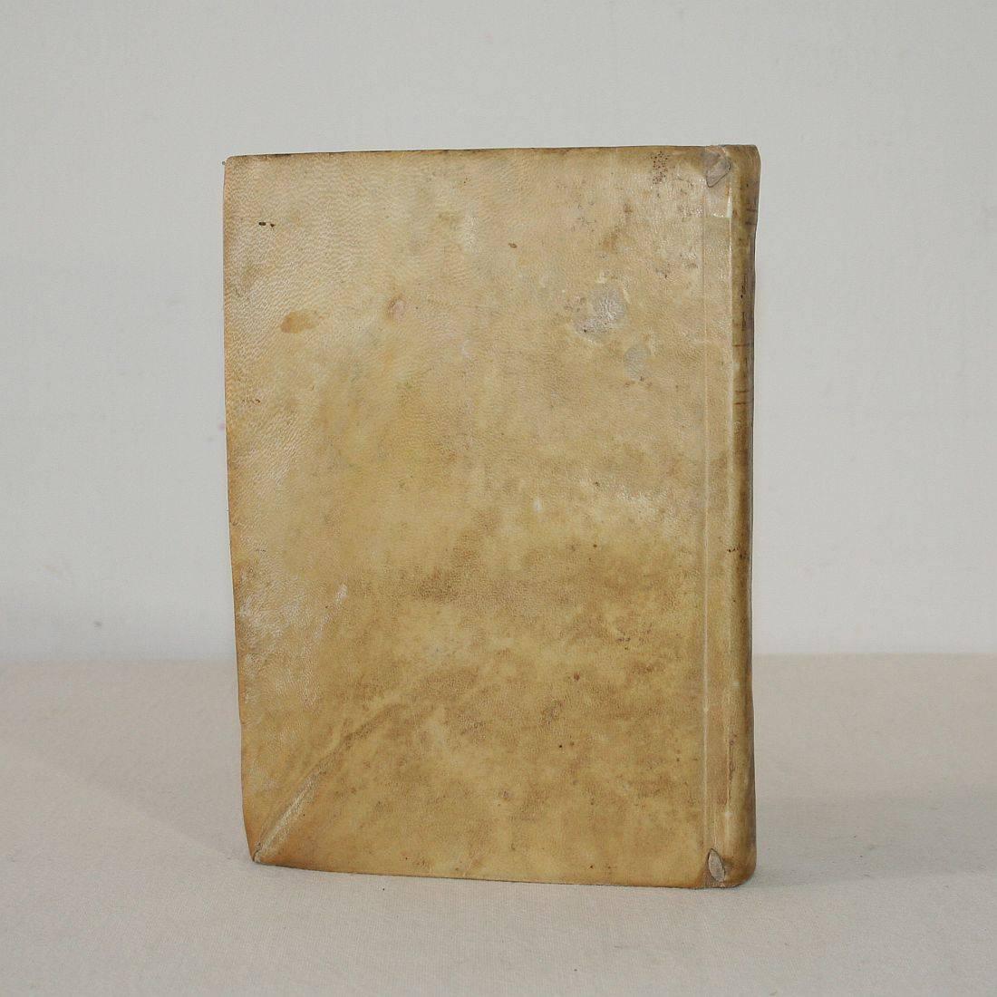 18th Century and Earlier Nice Collection of 18th Century Weathered Spanish Vellum Books