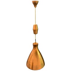 Vintage Nice Copper Ceiling Lamp Attributed to Paavo Tynell