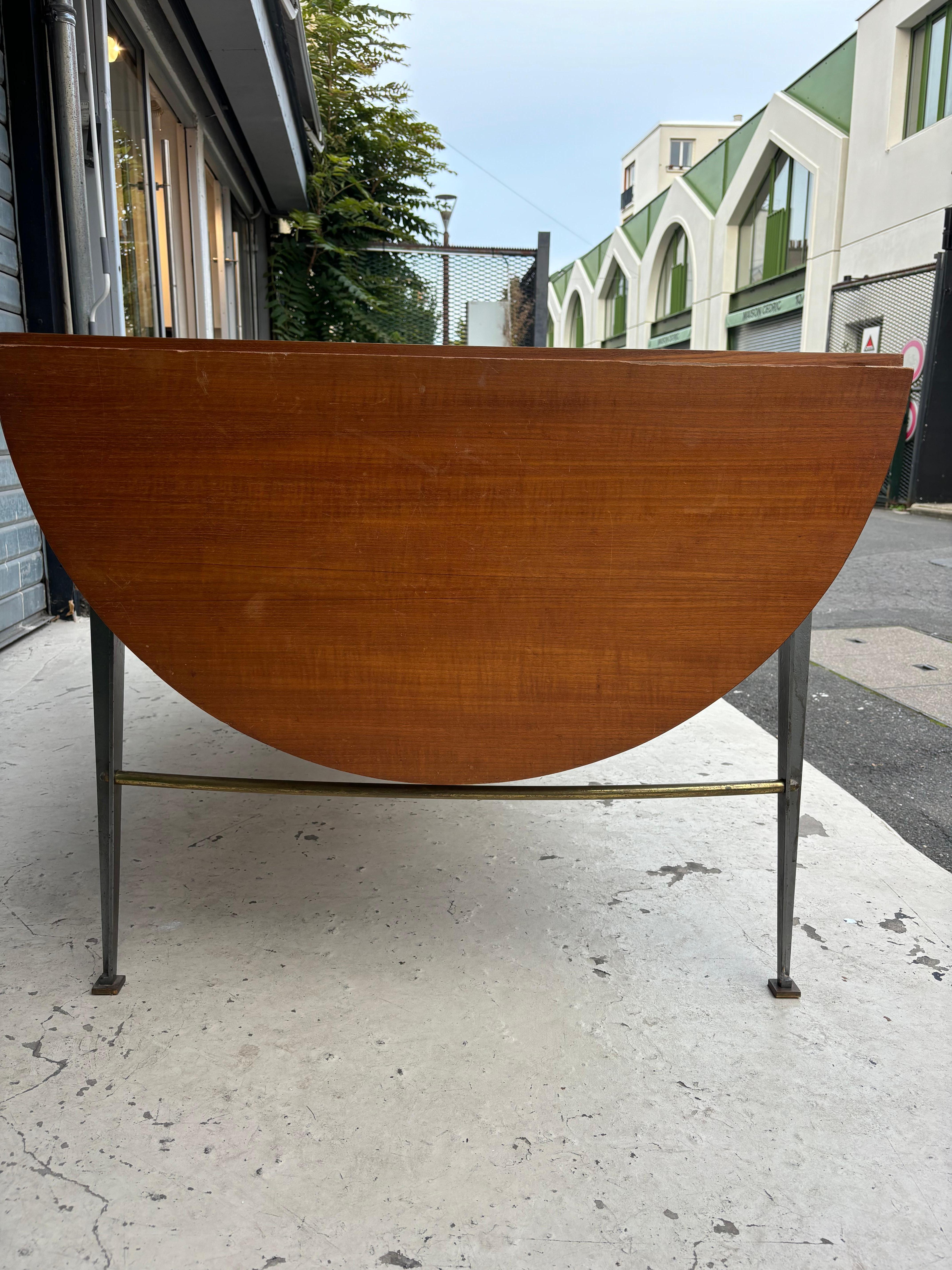 Bonita mesa de comedor atribuida a Jules Leleu en venta 10