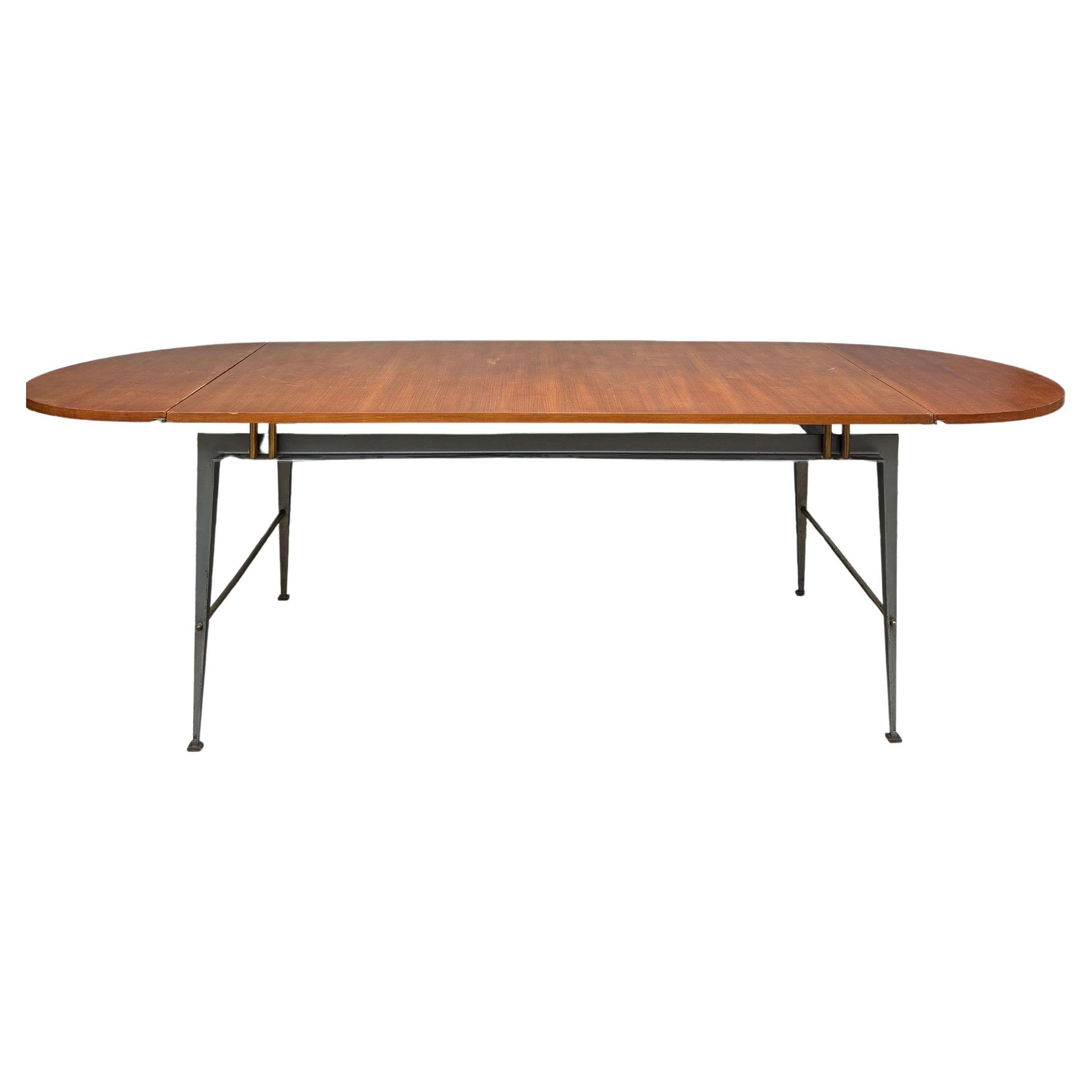 Bonita mesa de comedor atribuida a Jules Leleu