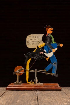 Nice Dog  Alonzo Berggren Folk Art Automaton