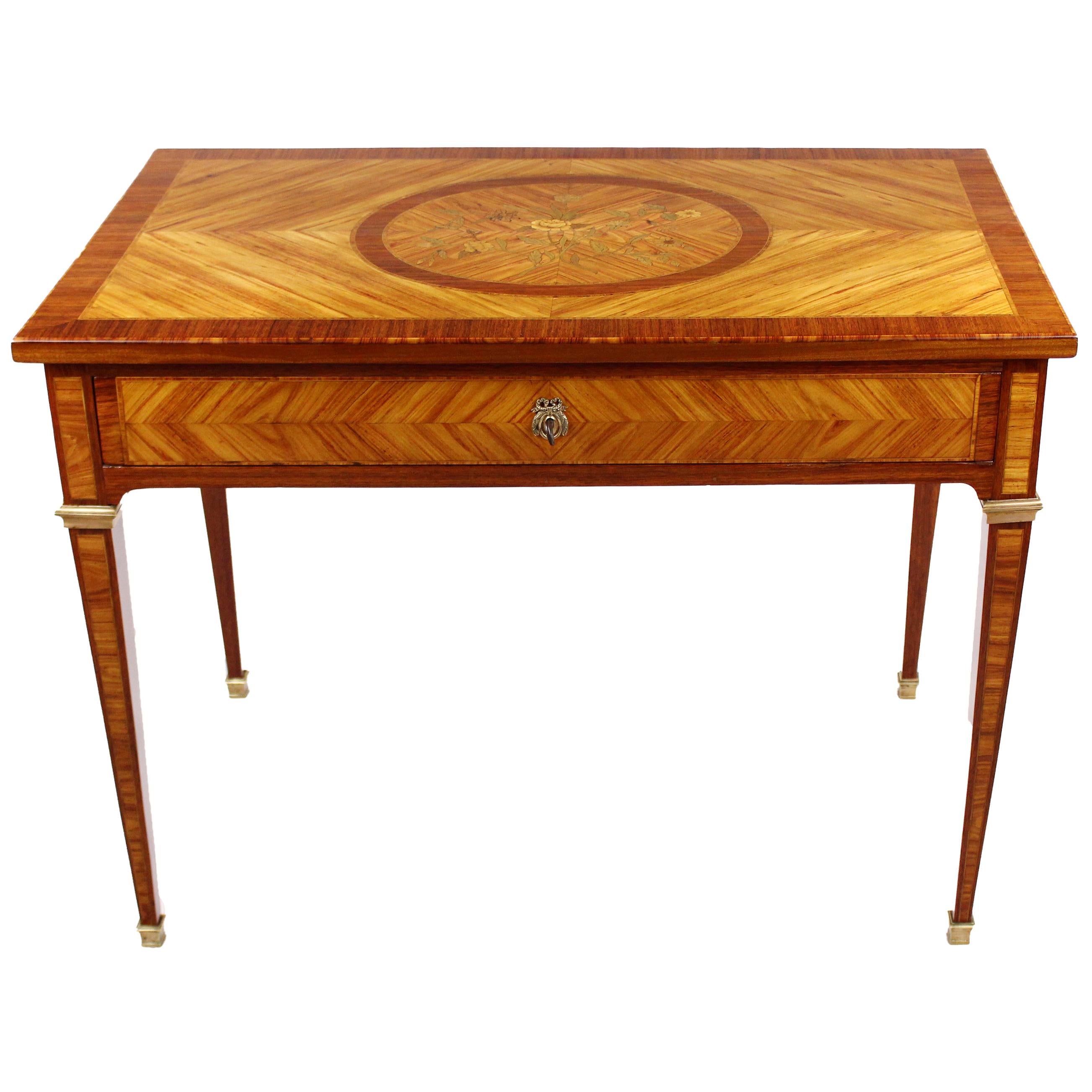 Nice Early 19th Century Writing Side Table, Empire, circa 1800-1810, Rosewood For Sale