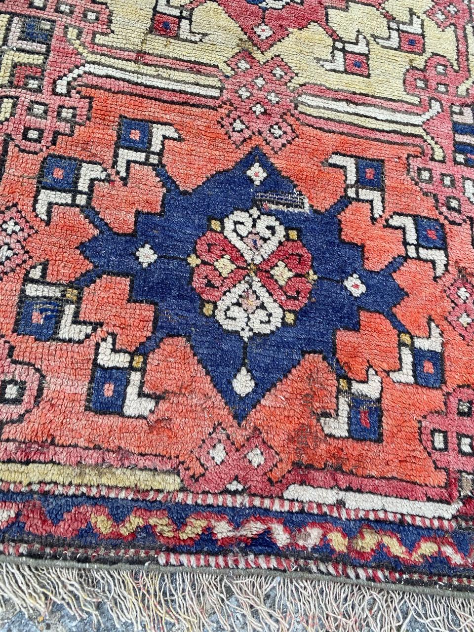 Bobyrug’s Nice Early 20th Century Turkish Smyrne Rug For Sale 1