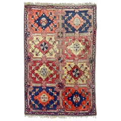 Bobyrug’s Nice Early 20th Century Turkish Smyrne Rug