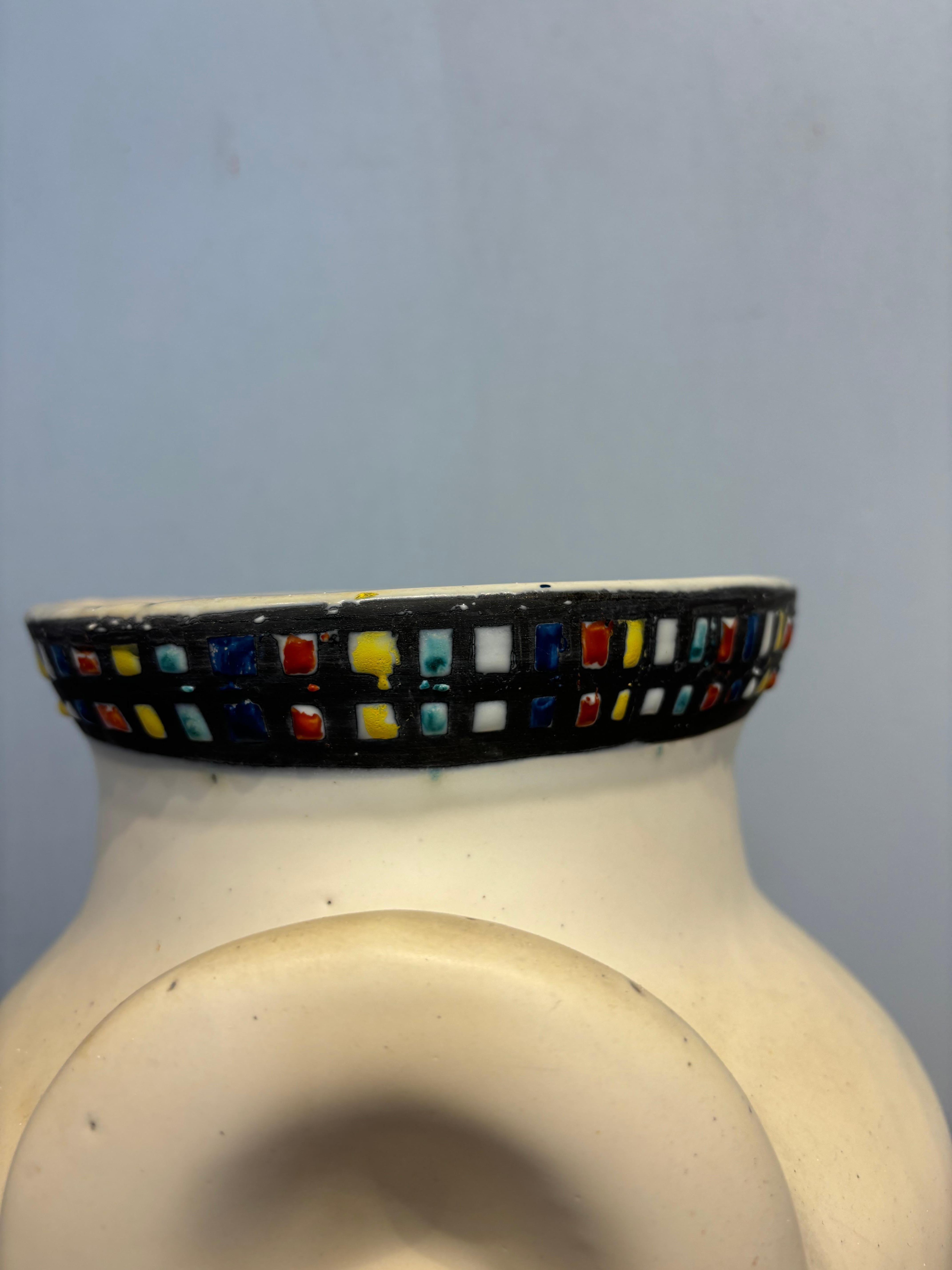 Bel vaso per le orecchie di Roger Capron In condizioni buone in vendita a SAINT-OUEN-SUR-SEINE, FR