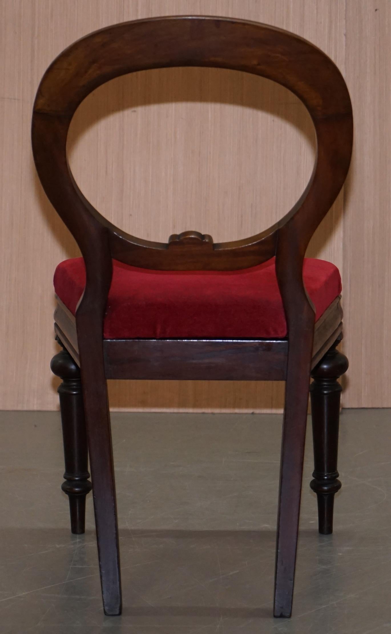 Nice Edwardian Medallion Spoon Back Chair for Dressing Table or Desk Office Use 2