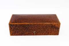 Nice execution of a cigars and cigarettes maple box with inlay on edges 1920s