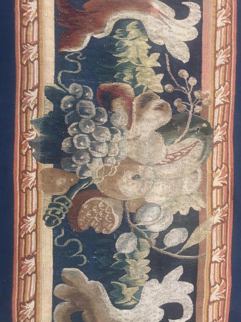 Nice Flamish 17th Century Tapestry Fragment 2
