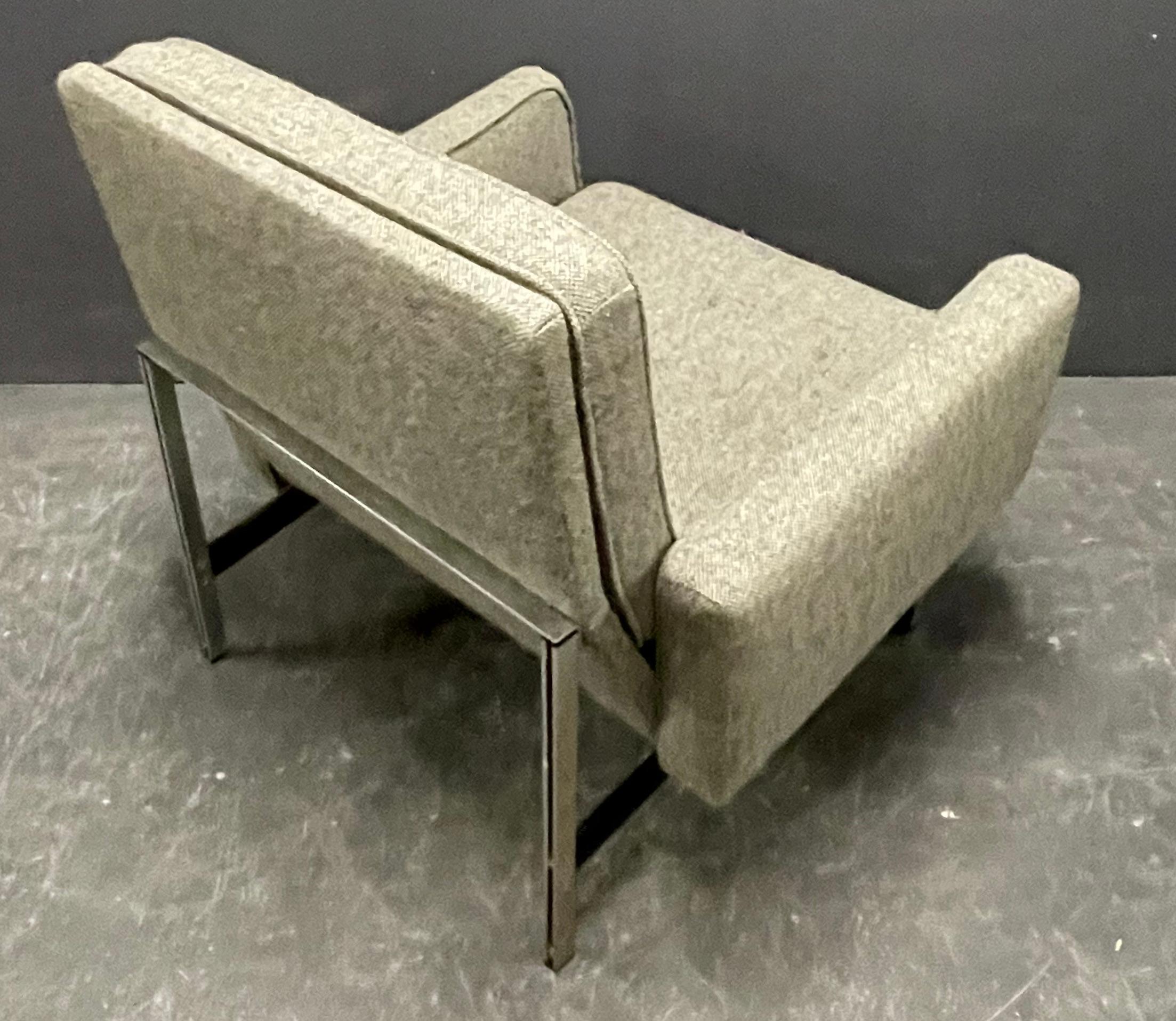 Nice Florence Knoll Parallel Bar Lounge Chair In Fair Condition In Munich, DE