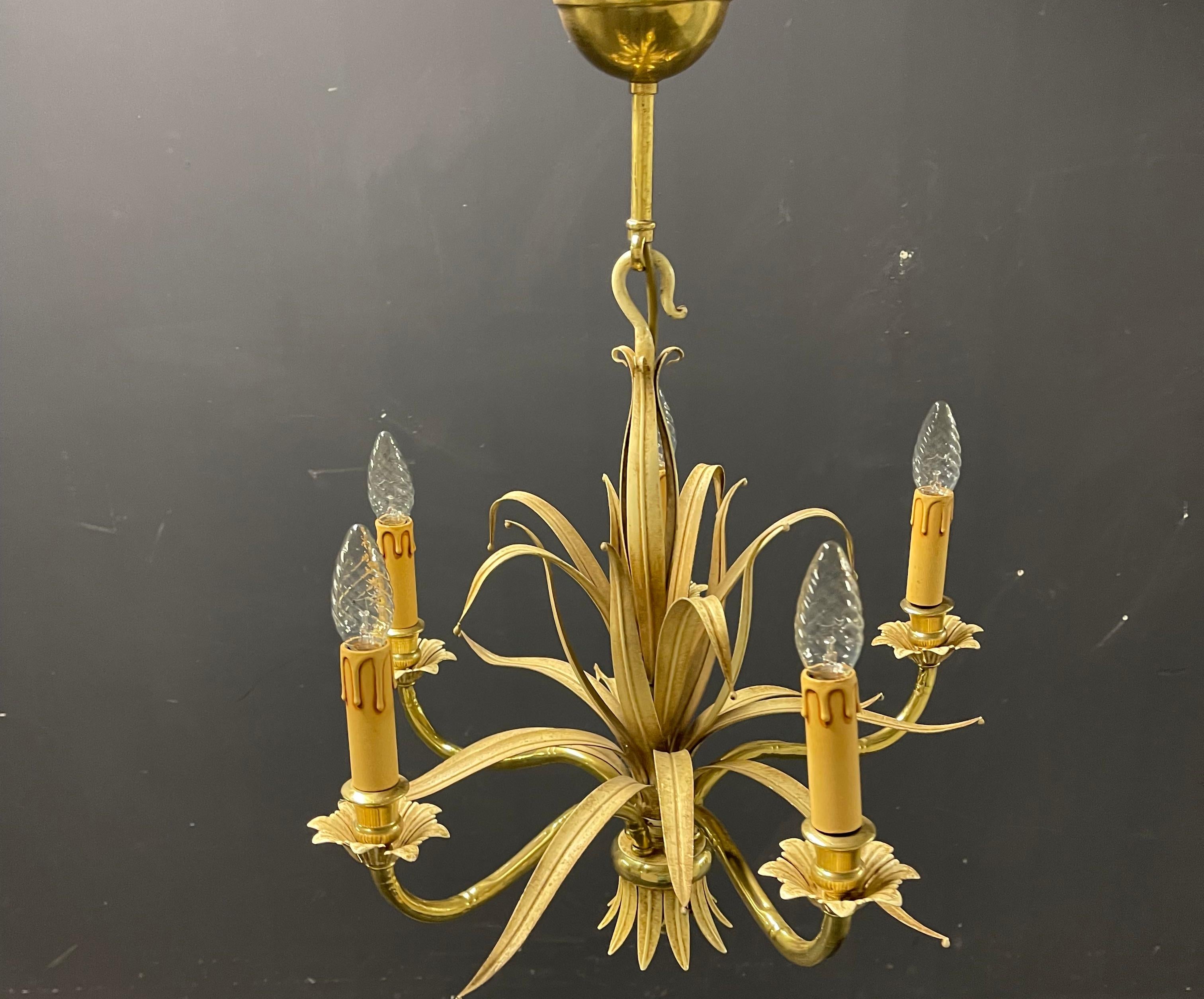 Nice Florentine Ceiling Lamp In Good Condition For Sale In Munich, DE