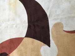 Beau tapis Art Déco français Paul Ne