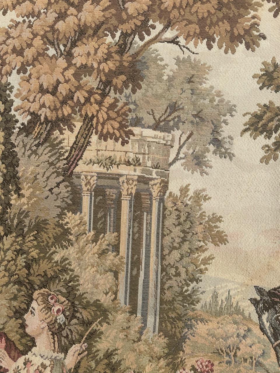 Bonito Tapiz Jacquard Francés Estilo Aubusson en venta 4