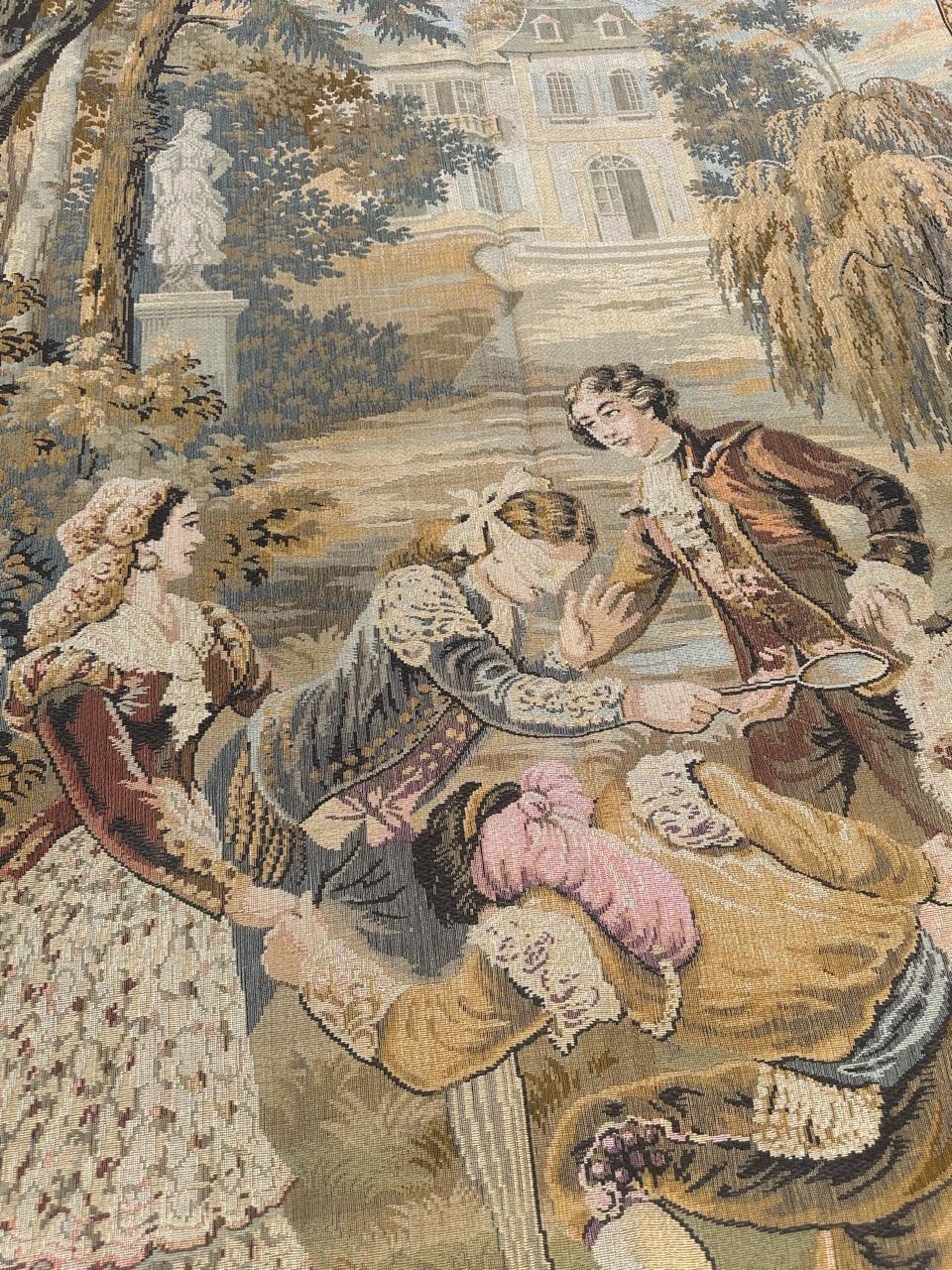 Bonito Tapiz Jacquard Francés Estilo Aubusson en venta 4