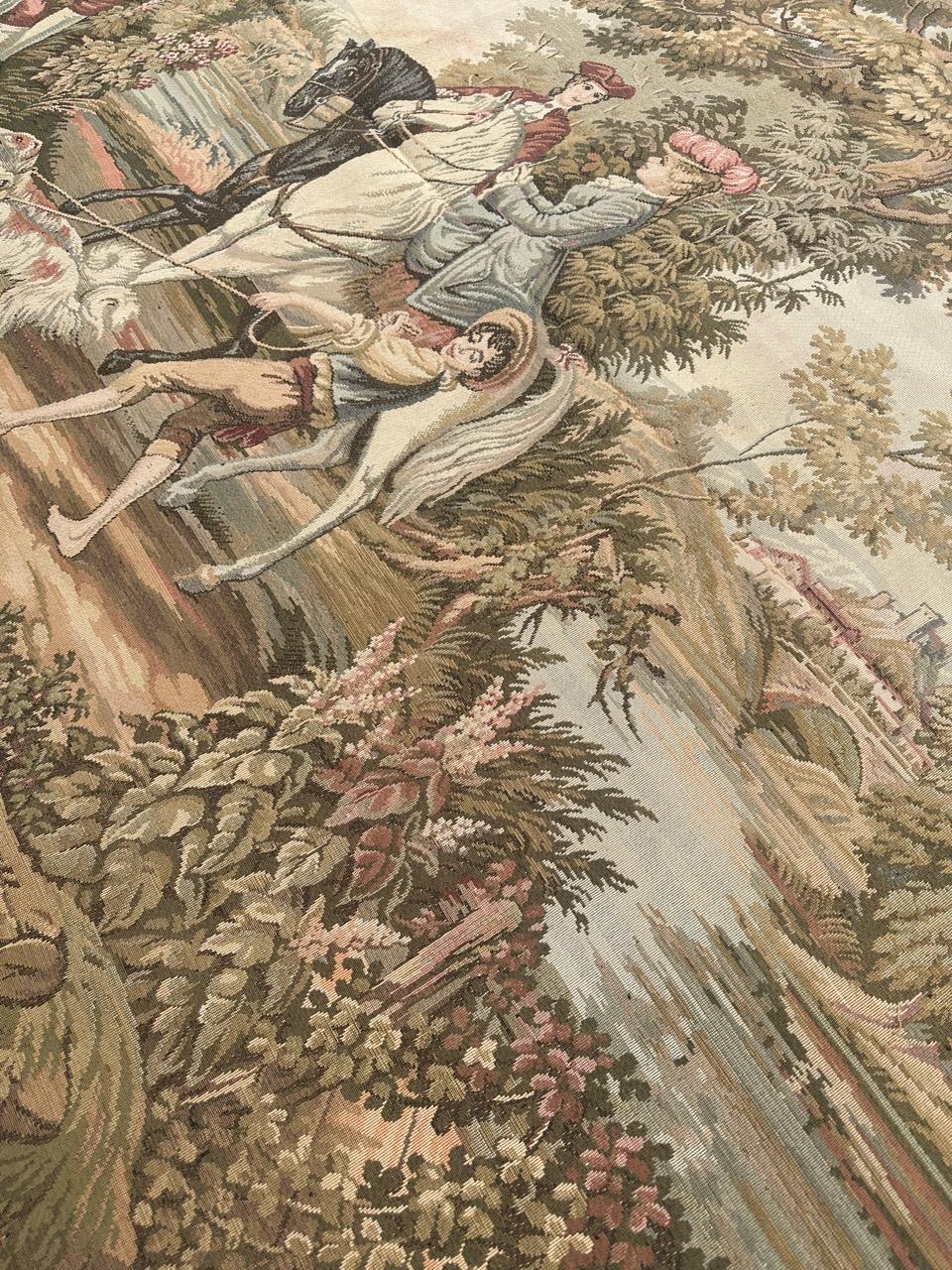 Bonito Tapiz Jacquard Francés Estilo Aubusson en venta 7