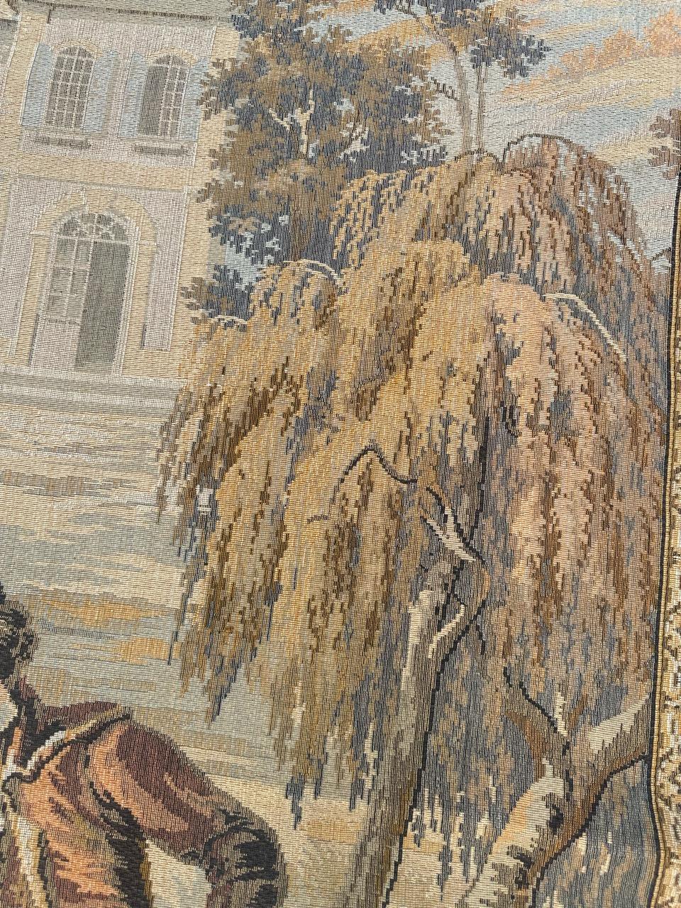 Bonito Tapiz Jacquard Francés Estilo Aubusson en venta 7