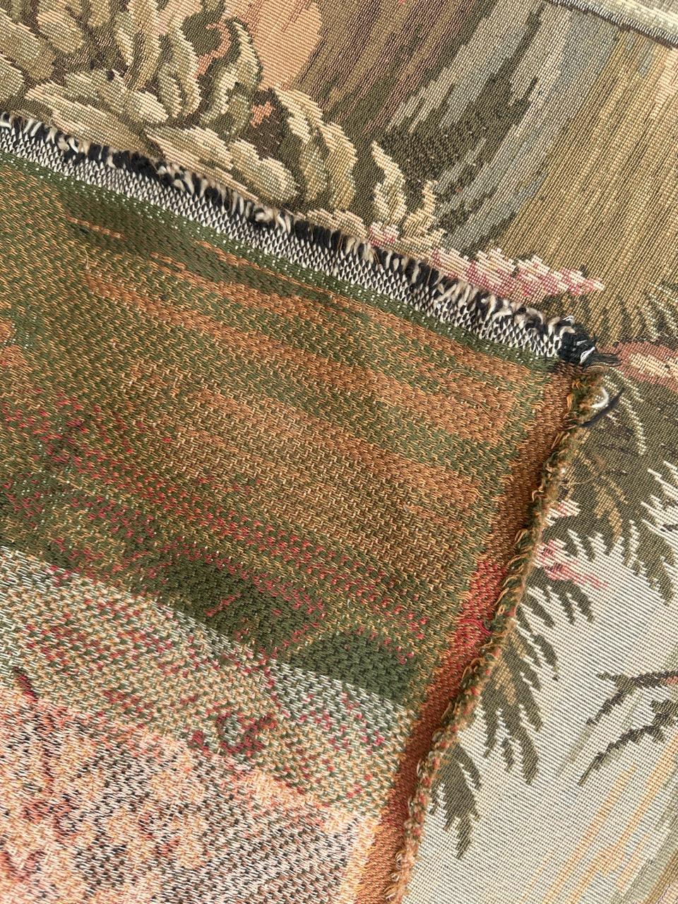 Bonito Tapiz Jacquard Francés Estilo Aubusson en venta 11