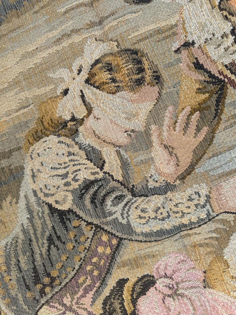 Bonito Tapiz Jacquard Francés Estilo Aubusson en venta 12