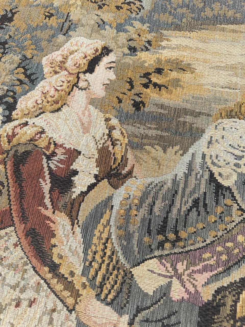 Bonito Tapiz Jacquard Francés Estilo Aubusson en venta 13
