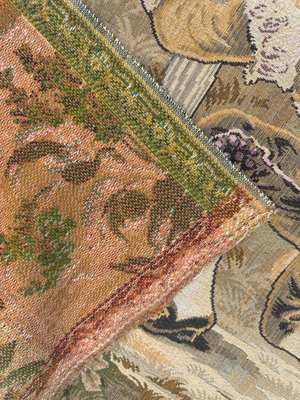 Bonito Tapiz Jacquard Francés Estilo Aubusson en venta 14