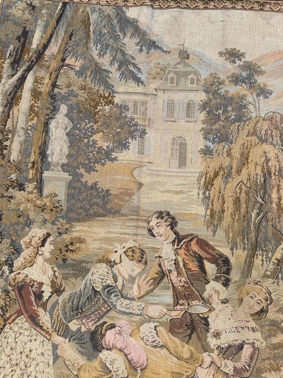 Bonito Tapiz Jacquard Francés Estilo Aubusson Hecho a máquina en venta