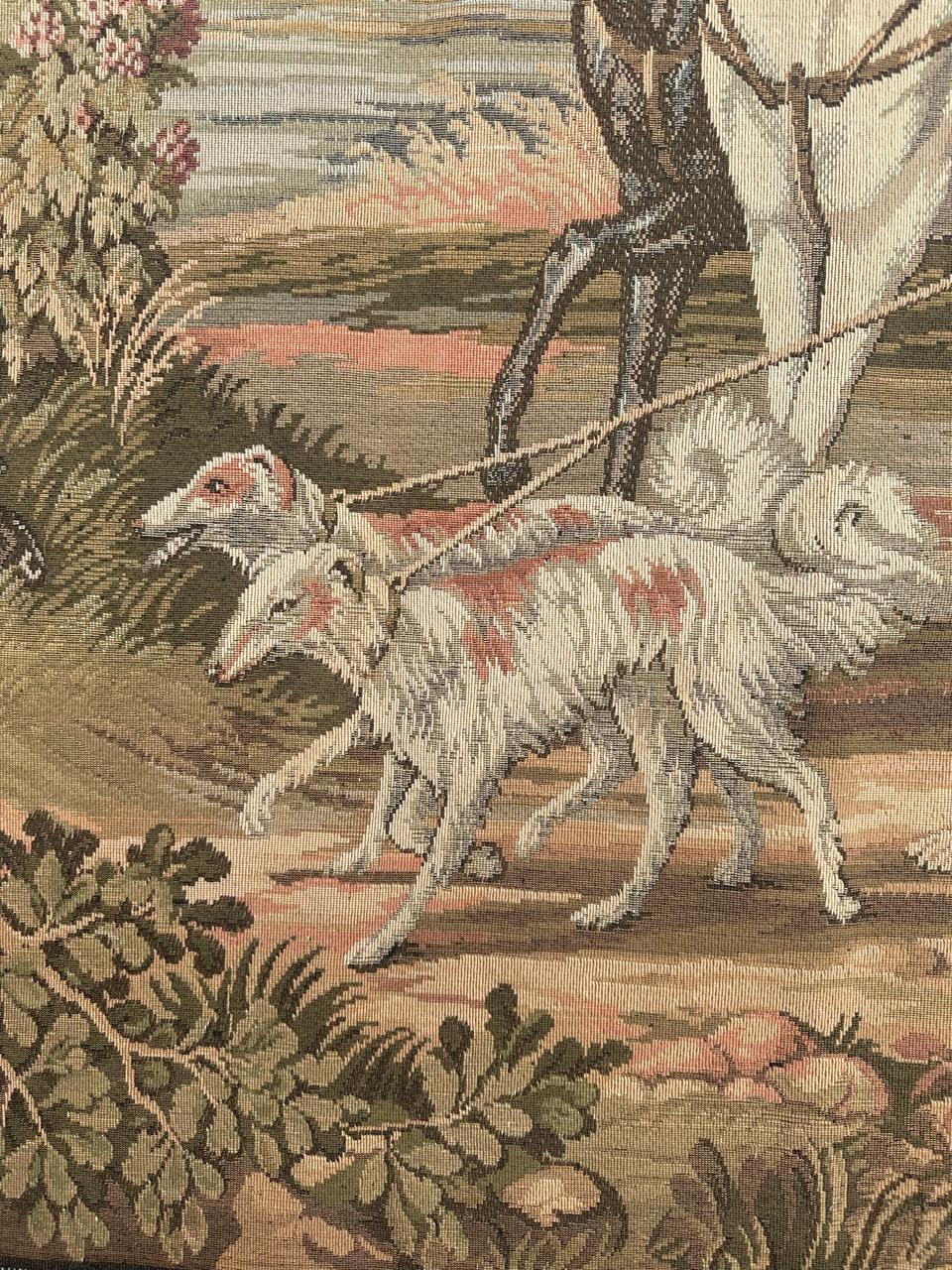 Bonito Tapiz Jacquard Francés Estilo Aubusson en Bueno estado para la venta en Saint Ouen, FR