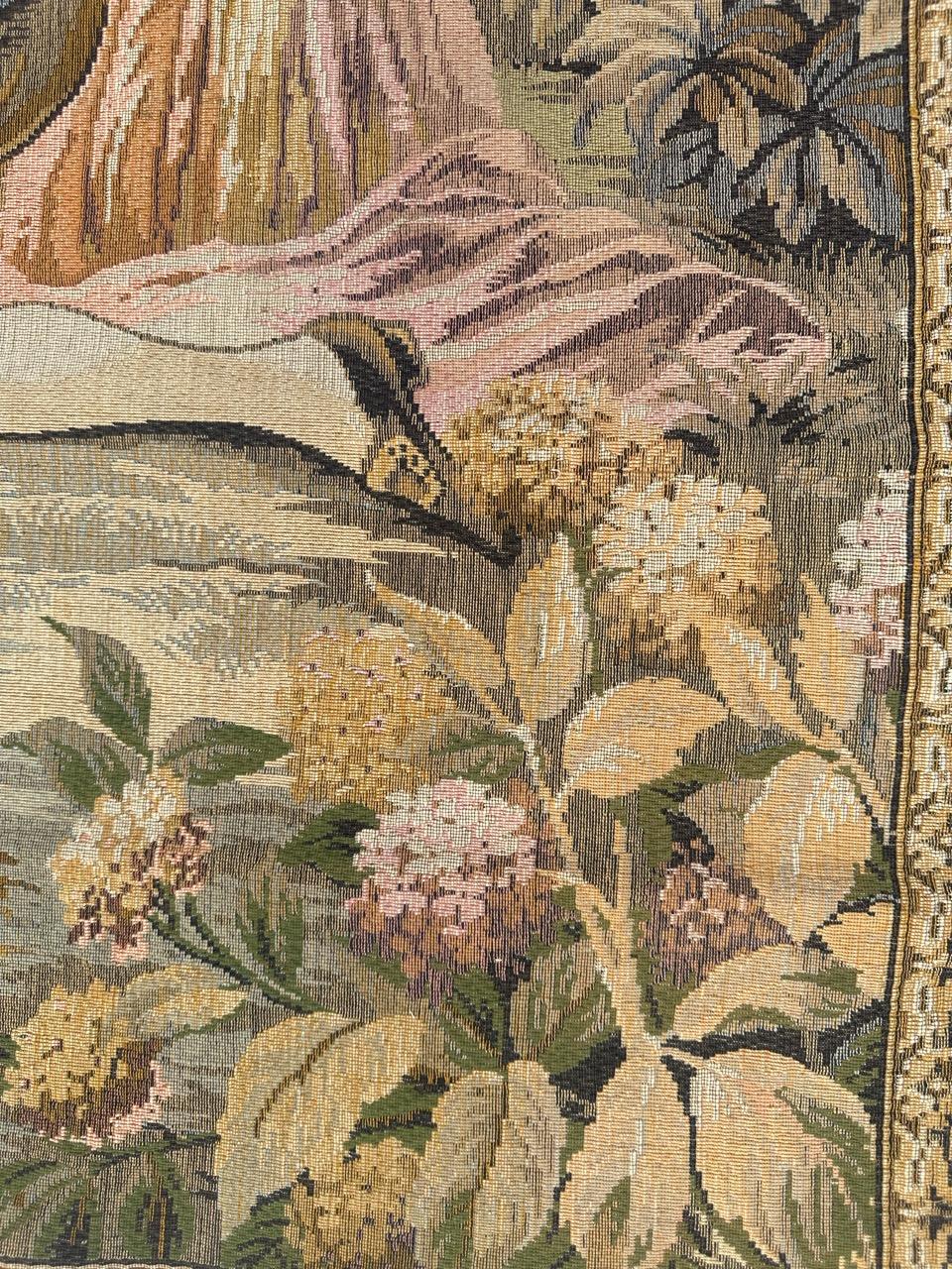 Bonito Tapiz Jacquard Francés Estilo Aubusson en venta 1