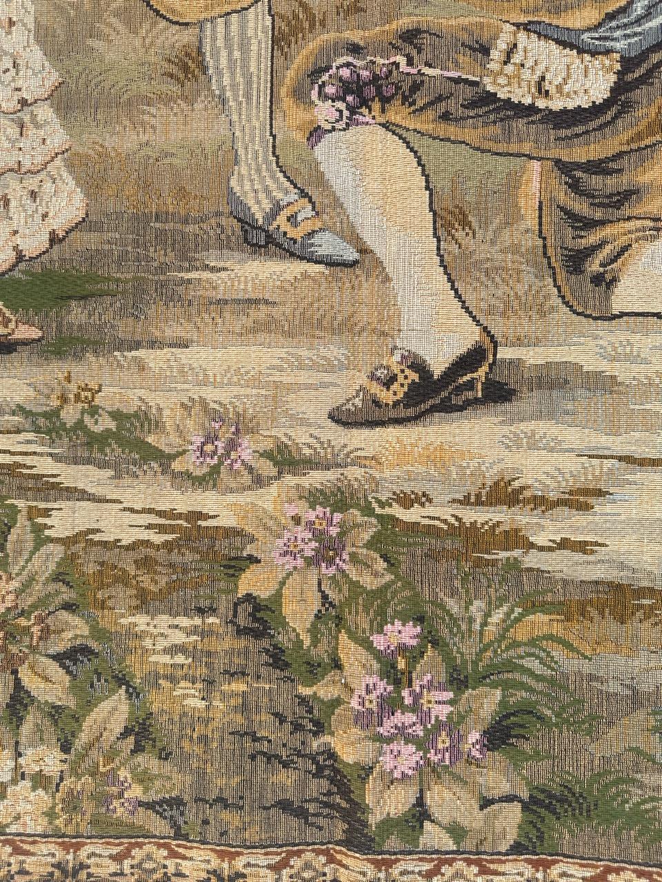 Bonito Tapiz Jacquard Francés Estilo Aubusson en venta 2