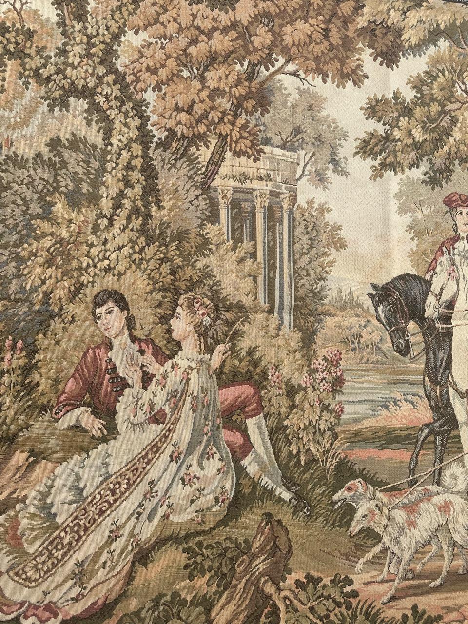Bonito Tapiz Jacquard Francés Estilo Aubusson en venta 3