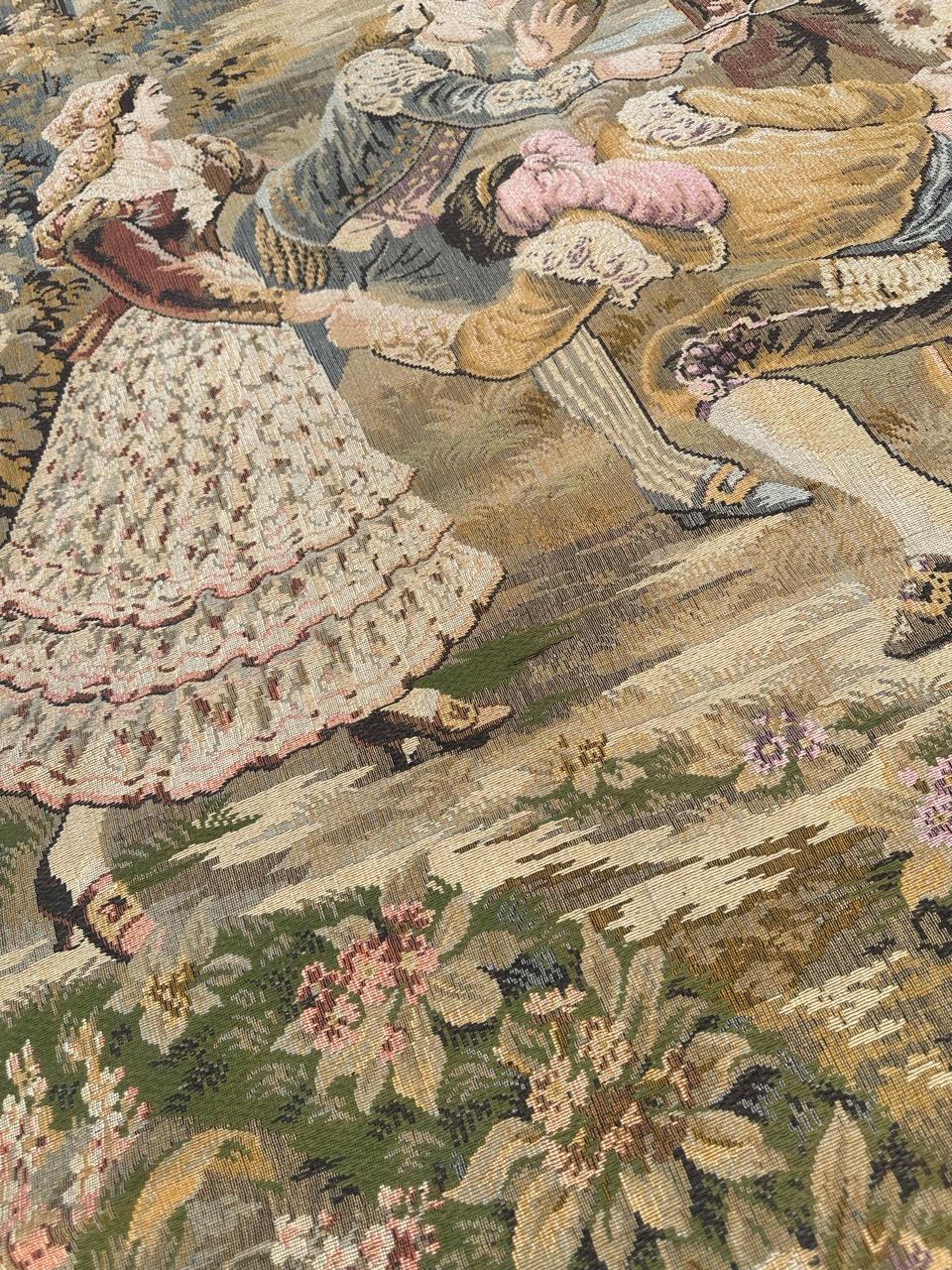 Bonito Tapiz Jacquard Francés Estilo Aubusson en venta 3