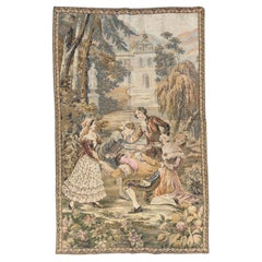 Bonito Tapiz Jacquard Francés Estilo Aubusson
