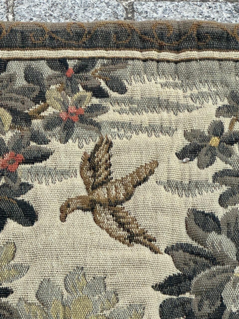 Schöner französischer Aubusson-Stil Jacquard-Wandteppich Mittelalterliches Design 