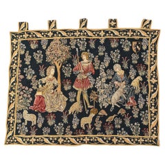 Nice French Aubusson Style Jaquar Tapestry