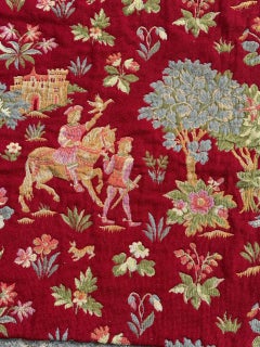 Nice French Aubusson Style Medieval Design Jaquar Tapestry