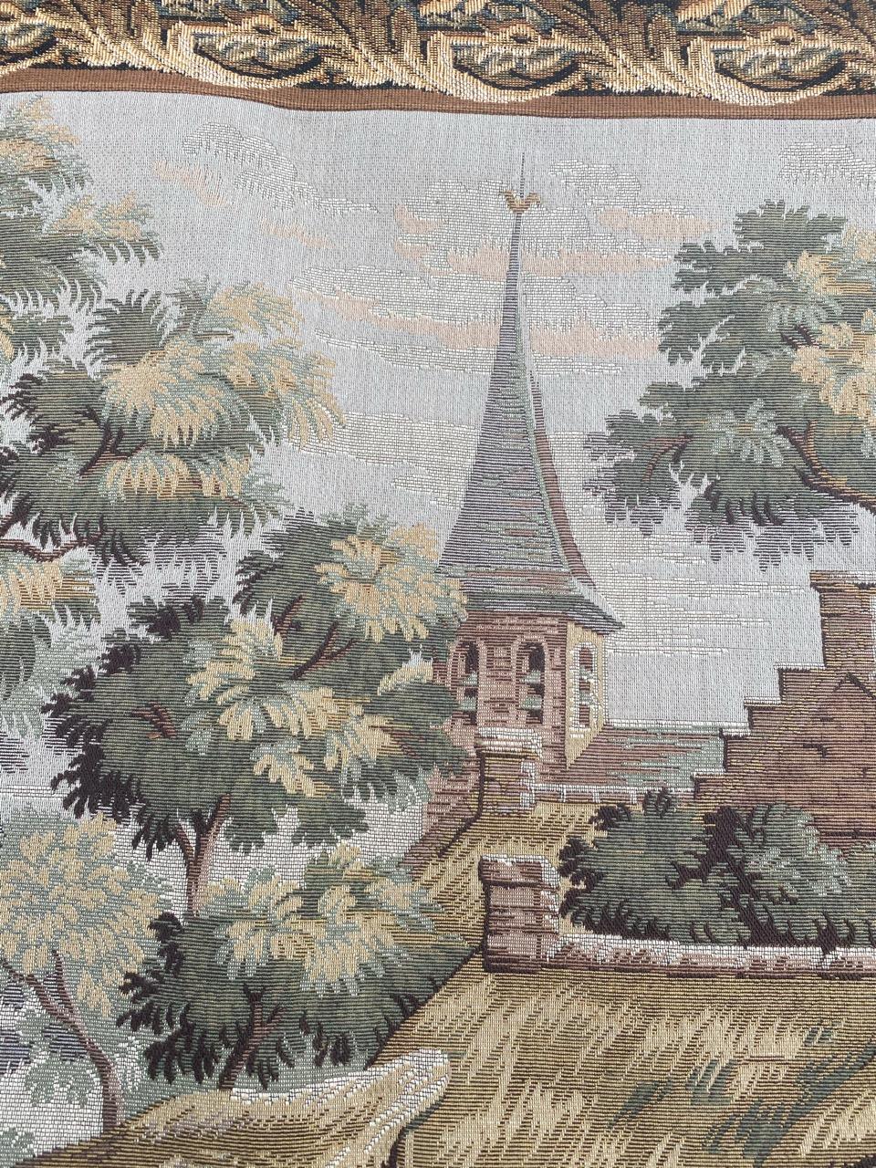 Bonito Tapiz Francés Jaquar Gobelin Estilo Aubusson en venta 6