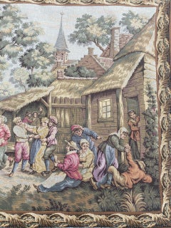 Schöner französischer Jaquar Gobelin-Wandteppich im Aubusson-Stil