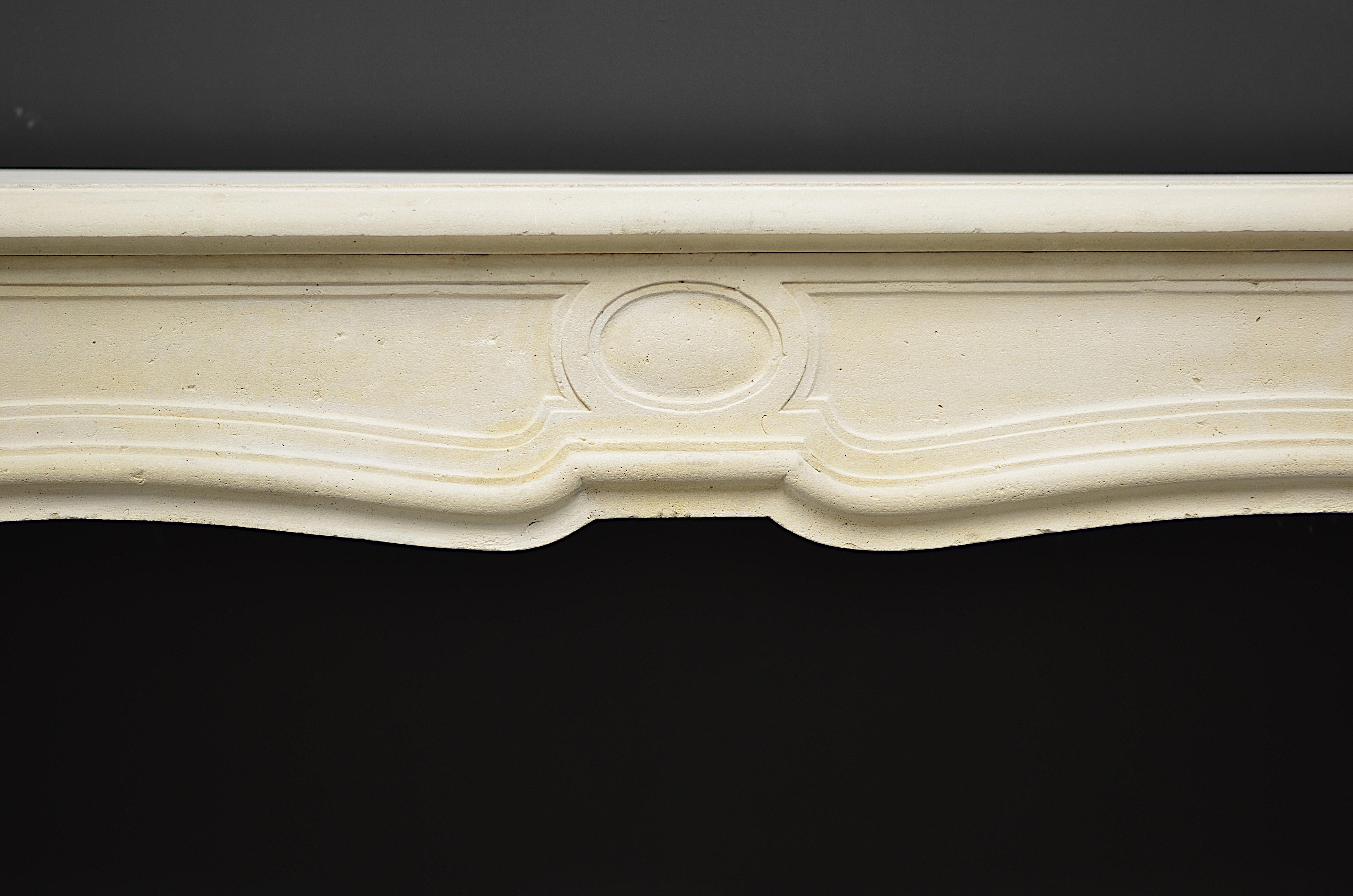 Carved Nice French Louis XV Fireplace Mantel For Sale