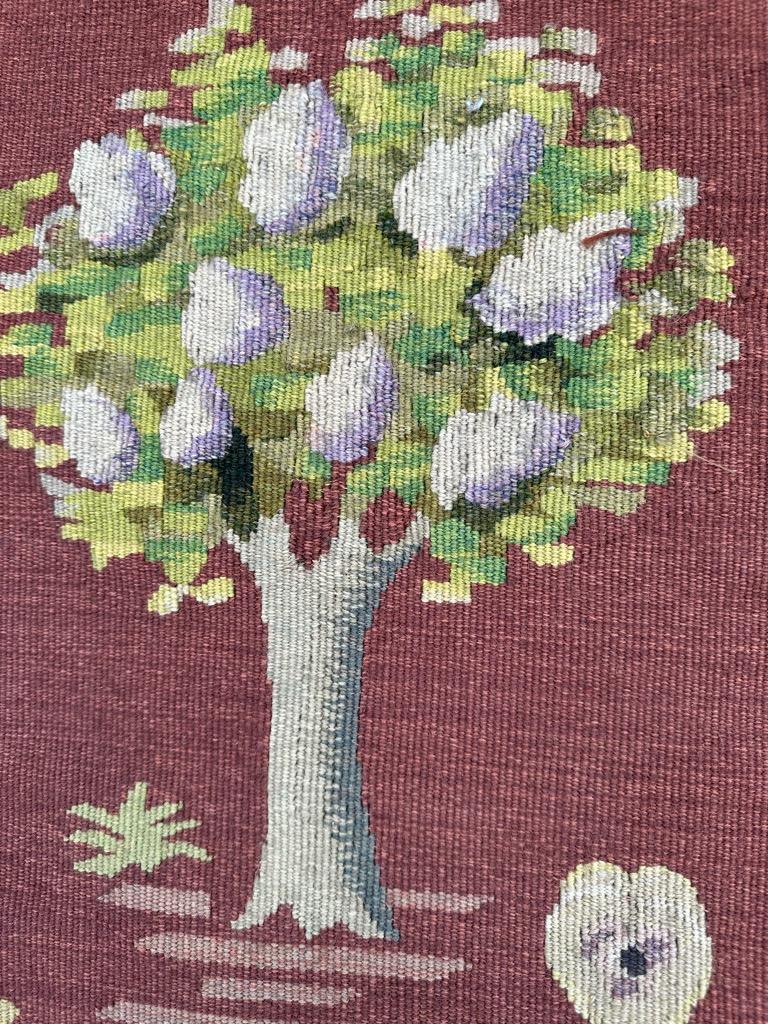 Bobyrug’s Nice French Modern Aubusson Tapestry by Madeleine LUKA For Sale 8