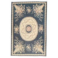 Bobyrug's Nice Handwoven Aubusson Style Teppich