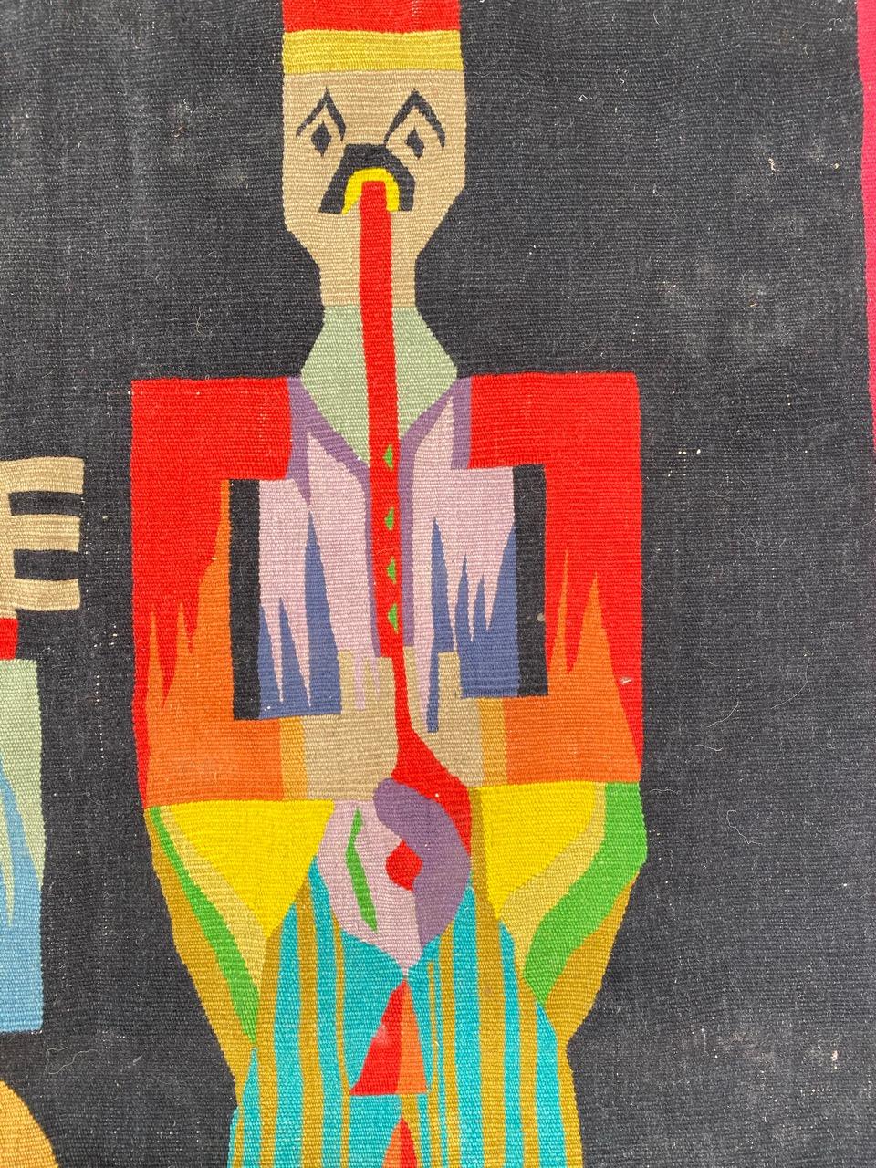 Belle tapisserie Kilim en vente 1