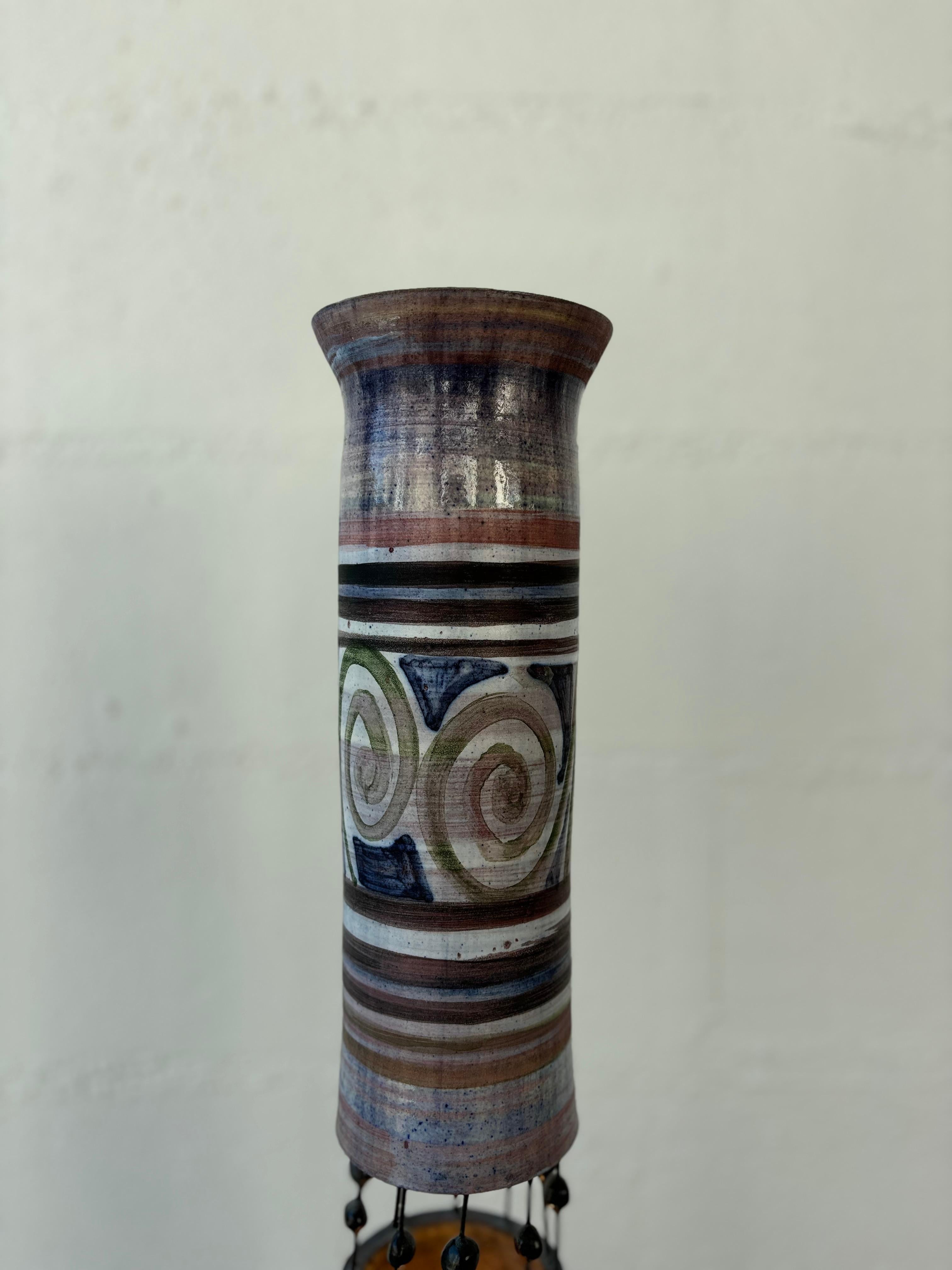 French Nice lamp by Georges Pelletier For Sale